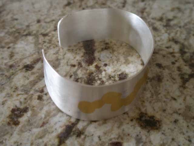 Crop Circle Cuff Bracelet