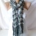 Unisex Scarf, Viscone Scarf, Cotton Scarf mix with plaid design