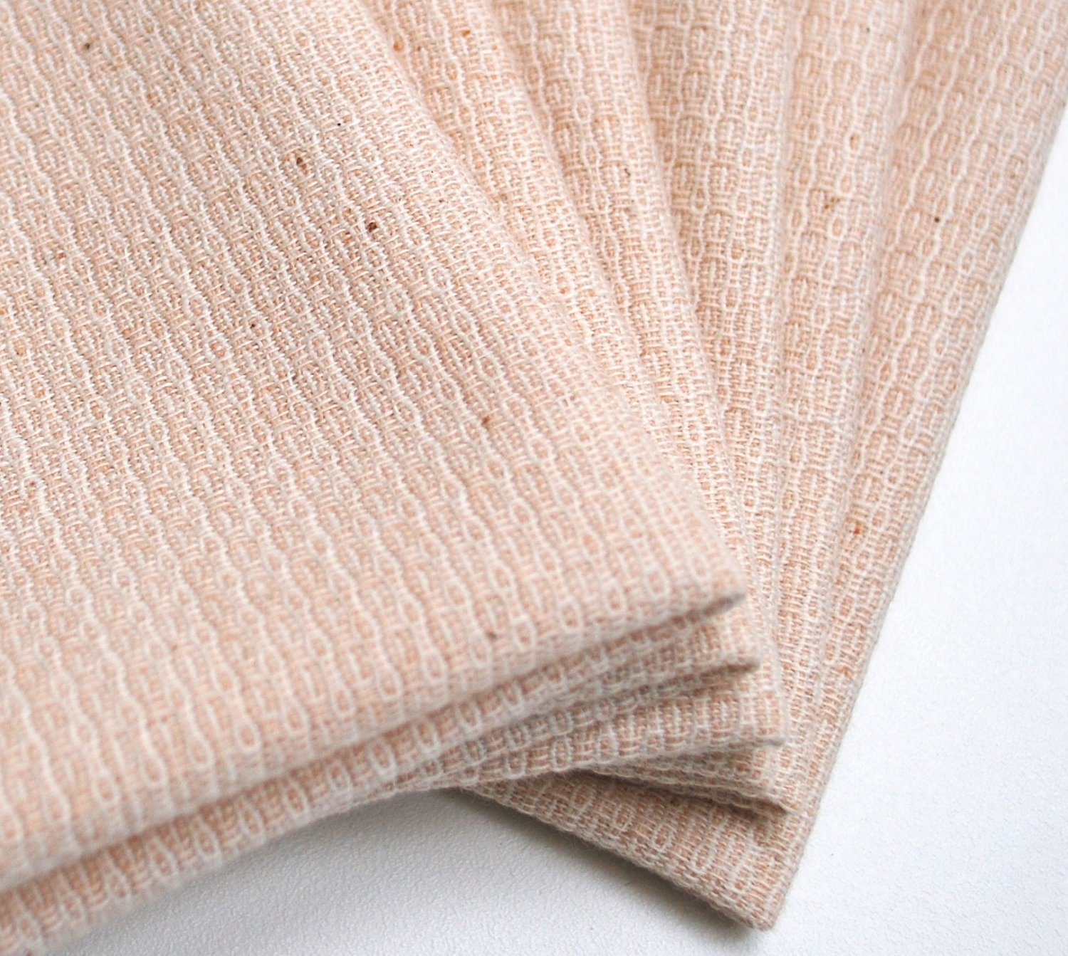 FREE OFFER ORGANIC Unbleached Colorgrown Cotton Reusable Cloth Napkins / Wipes- Set of 6