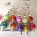 Rainbow of Five Beaded Stitch Markers for Knitting