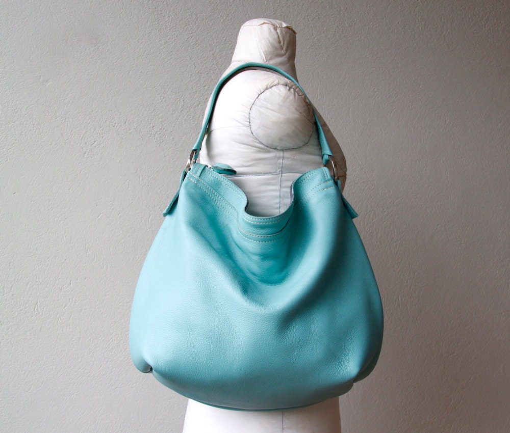 BOHO XL - leather shoulder bag - soft and slouchy - in your choice of leather color