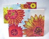 Crazy Daisy Notecards, set of 6