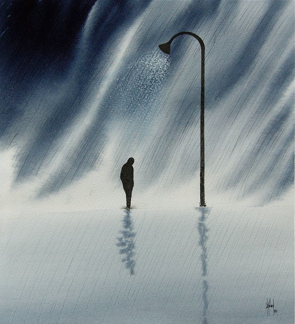 Walk in Rain PRINT