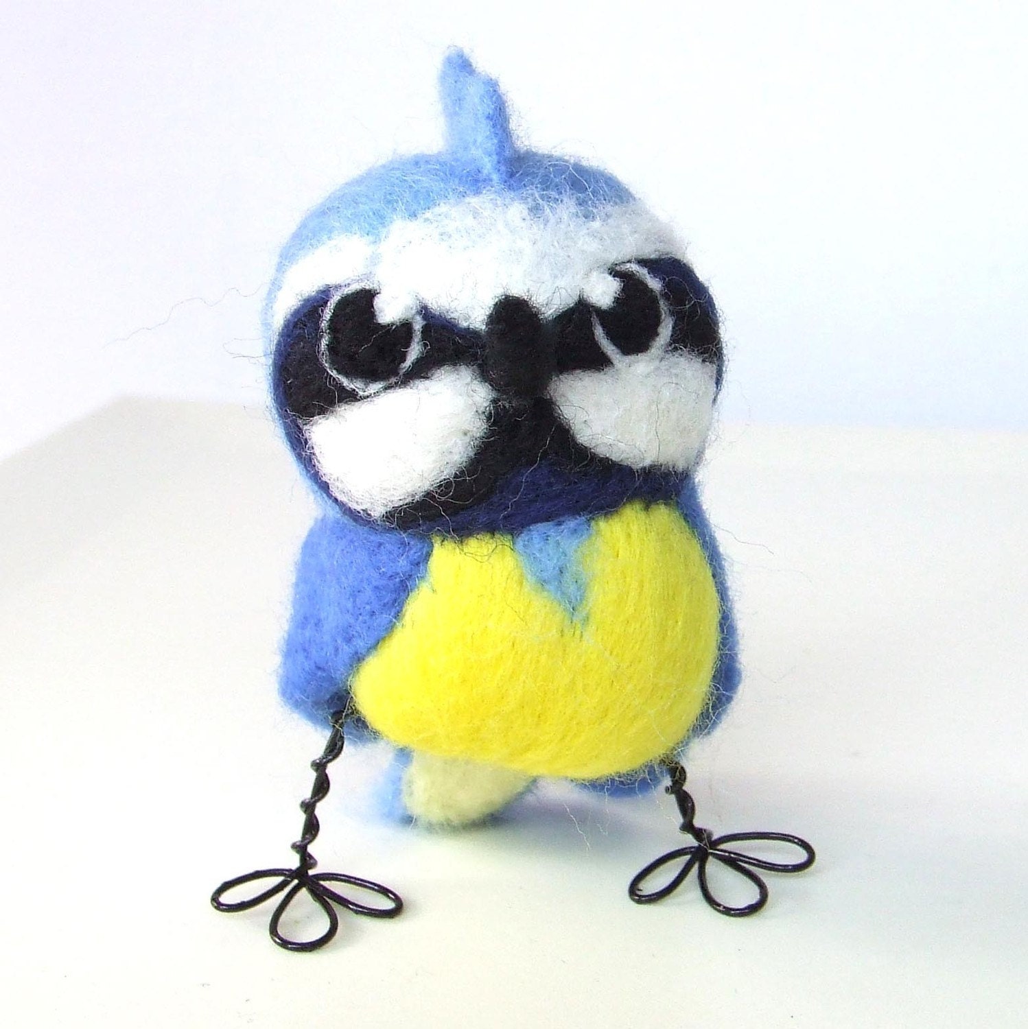 Needlefelted Bird Blue Tit Tweet Wild Bird