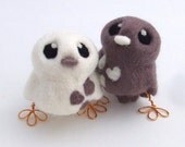 Mocha Opposites Wedding Cake Topper Love Birds Wedding Cake Topper
