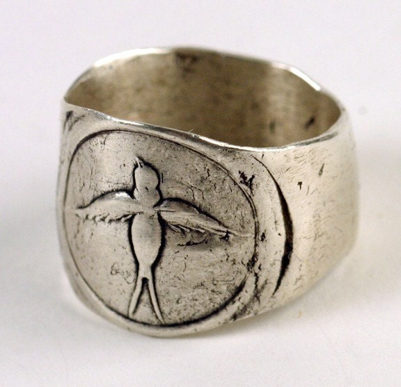 Bird Stamp Ring