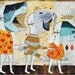 Food Chain- mixed media print on wood