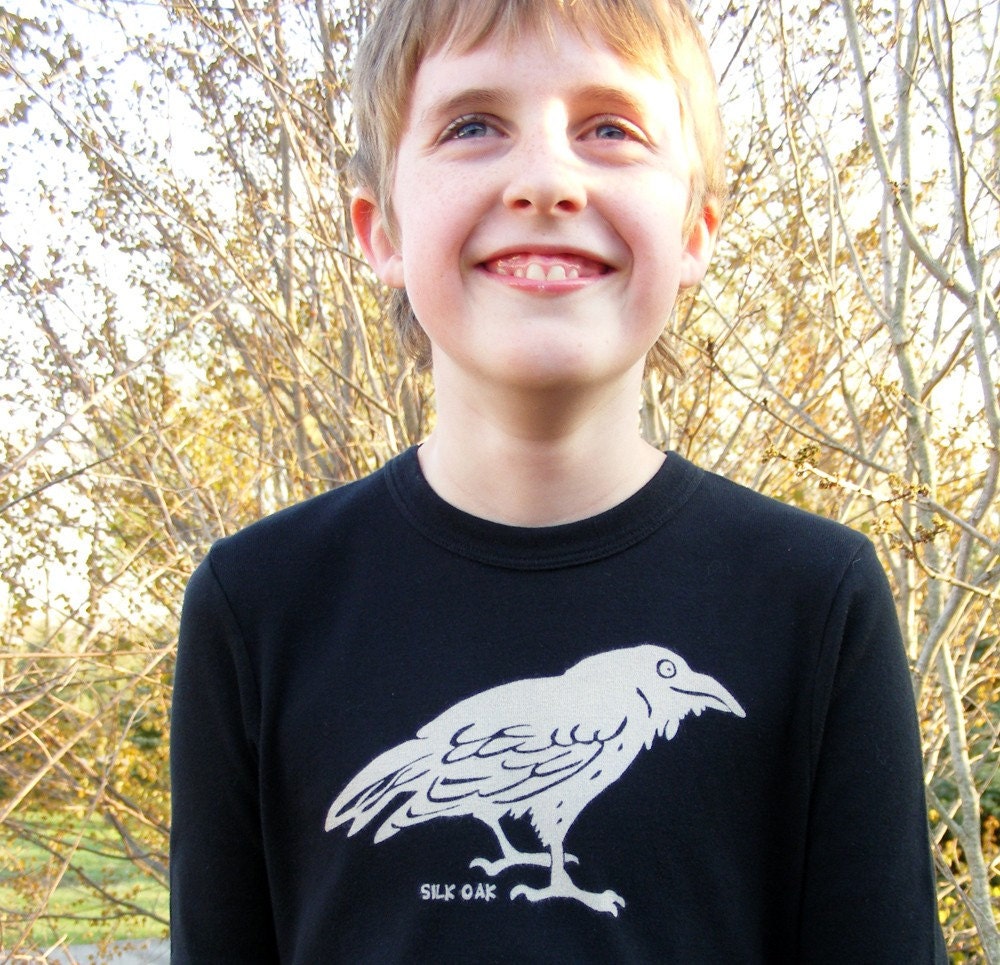 Long Sleeve Kid's Raven Tee