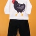 Dotty Chicken Long Sleeve Baby Tee