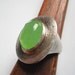 Apple Quartz ring handmade Sterling Silver jewelry