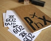 Phoenix, AZ - PHX - Kraft Jet Set Journal and 4 Area Code Notes
