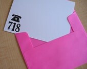 NYC - 718 Area Code Stationery - Set of 6