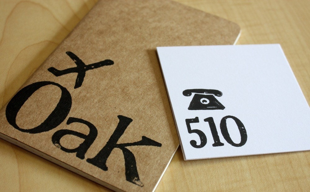 Oakland, CA - Jet Set Journal and 4 Area Code Notes
