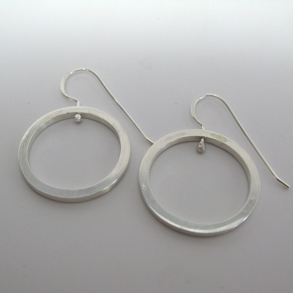 Modern Circle Earrings