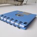 Light Blue Recycled Geek Gear Blank Floppy Disk Mini Notebook