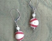 softball earrings I will be happy to pitch them your way - no foul novelty for sport