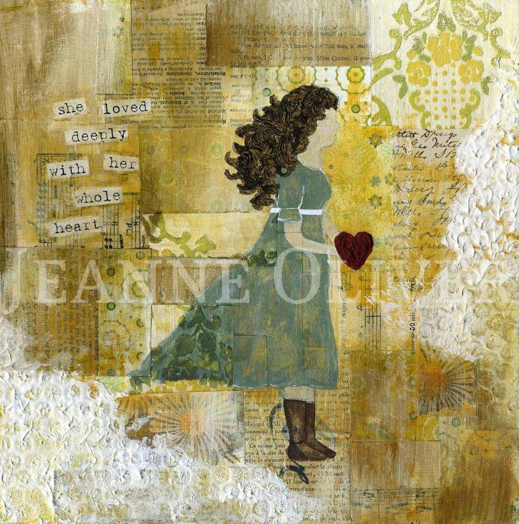 She Loved Deeply Print