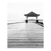Lake of Bays 1 - Black and White Muskoka Landscape Print, Nostalgic, Monochromatic Photograph, Nautical, Muskoka, Dock, Summer - 8x10