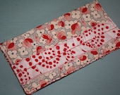 japanese blossoms checkbook cover