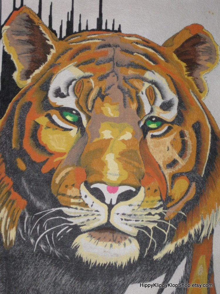 Vintage 1970 Artex Paint Wall Hanging Item by