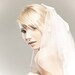 Bridal Illusion Tulle with Matching Silk Taffeta Bow.