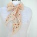 vintage pastel silk long scarf echo