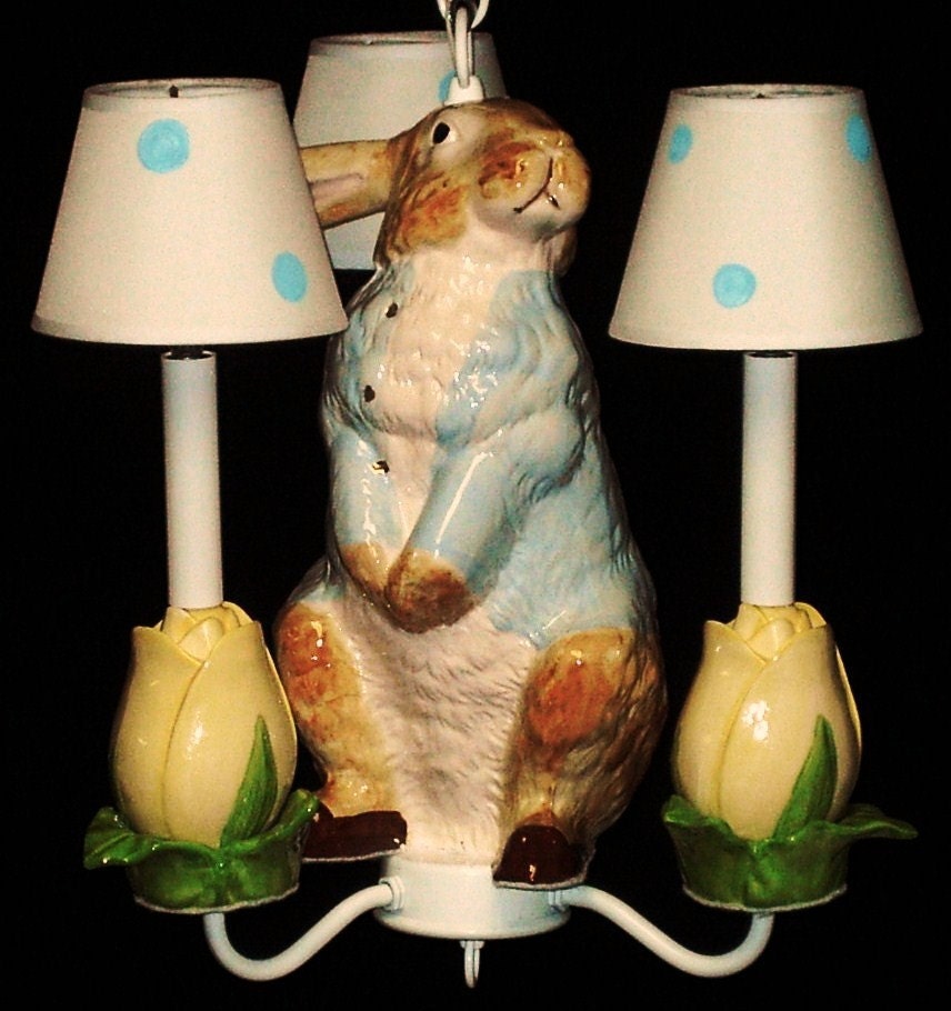 Peter Rabbit Nursery Chandelier Child Light