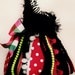 Zebra Print Shoe Tassel / Curtain Tieback