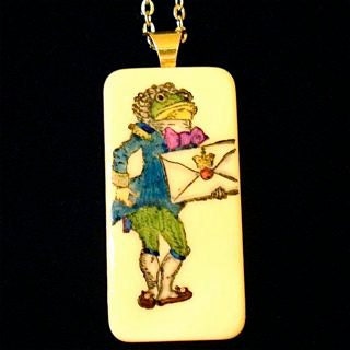 Frog Footman Necklace Set SALE