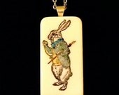 White Rabbit Necklace Set SALE