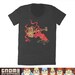 Squid Attack - Womens Girls T-Shirt Track Tee Shirt Sci-Fi Octopus Kraken Monster Pink Brooklyn Bridge Scoop Neck Tri Black Tshirt