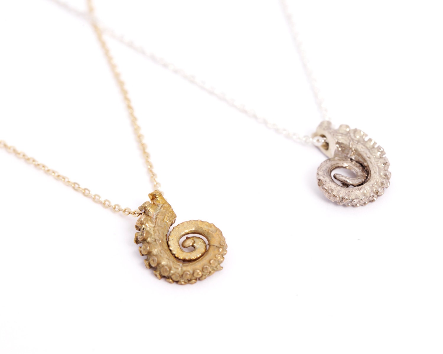 Bronze Tiny Tentacle Necklace