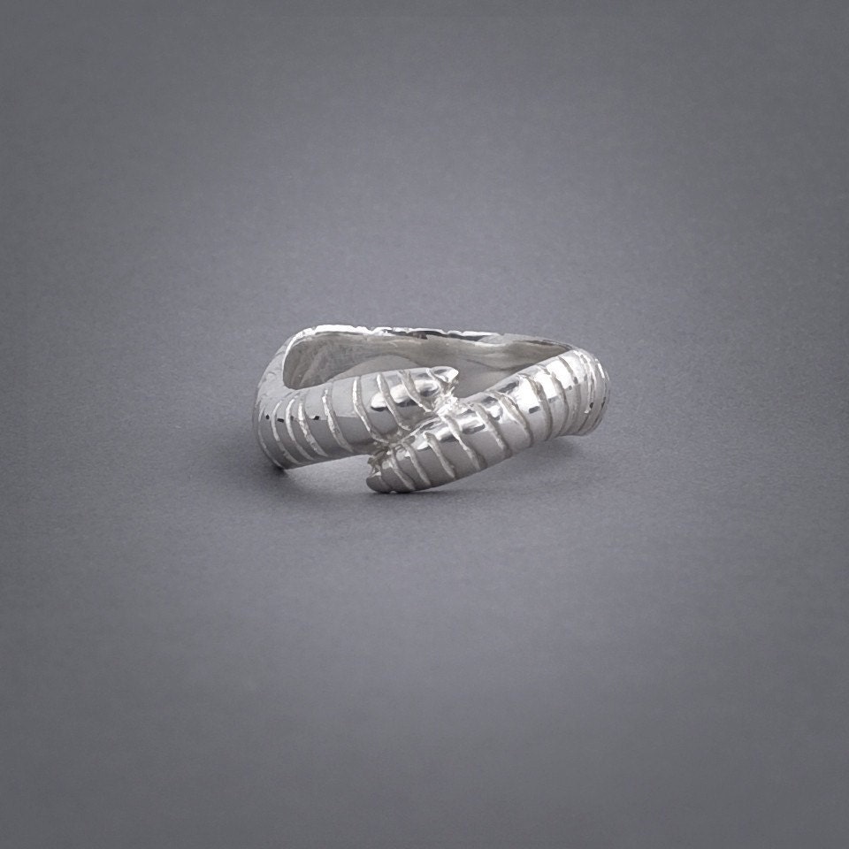 Worm Ring- Sterling silver