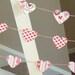 Lots of Love Valentine Heart Garland - 3 yards Valentine Heart Bunting - LAST 2