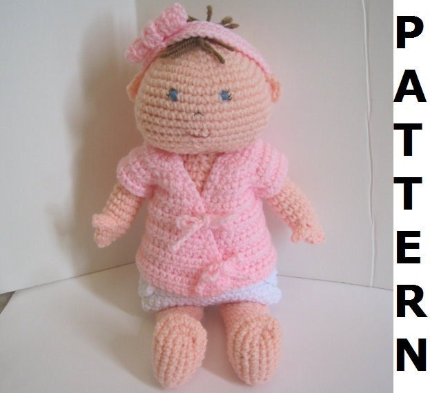 Baby Doll Crochet Pattern - finished items made from pattern may be sold