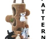 Woodland Creatures Crochet Pattern - finished items made from pattern may be sold