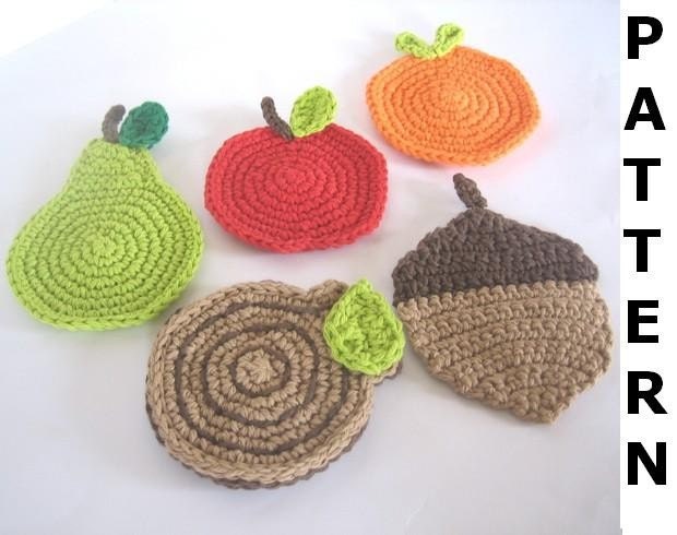 Cotton Coasters Crochet Pattern - finished items made from pattern may be sold