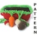 Play Food Crochet Pattern - Vegetable Garden - finished items made from pattern may be sold