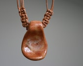 Caramel Ceramic Long Necklace