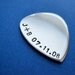 Personalized Guitar Pick - Initials - Date - Hand Stamped Accessory - Keepsake Token