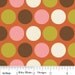 SALE Indian Summer Fabric by Zoe Pearn for Riley Blake, Big Dot in Orange-1 Yard or by the yard