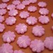 100 Vintage Swirled Pink Lucite Beads