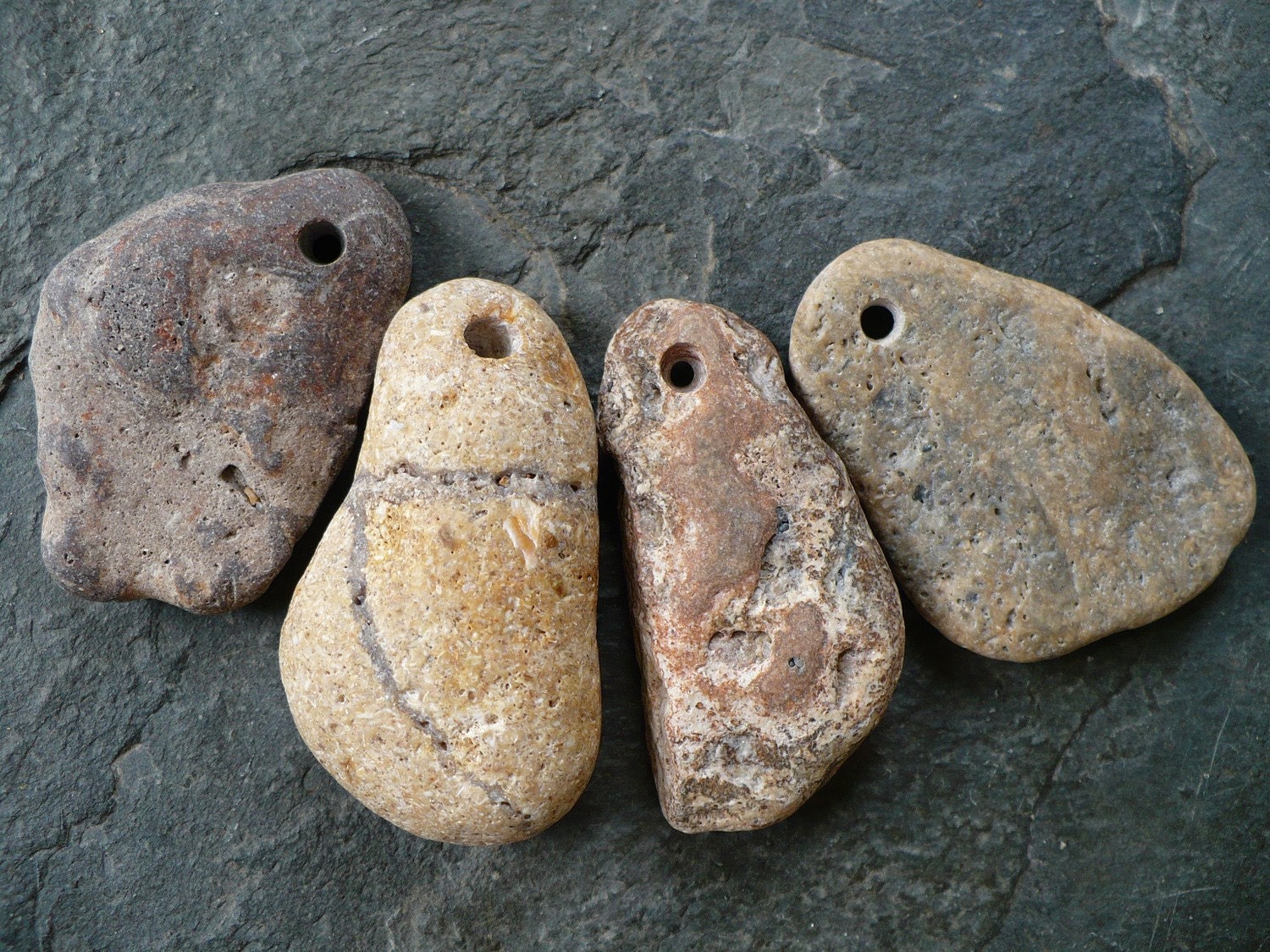 BEACH TREASURES...11 jewelry making supplies- sea glass- fossil