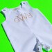 Personalized White Jon Jon Perfect for Weddings and Portraits