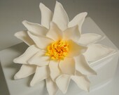 Water lily cake topper