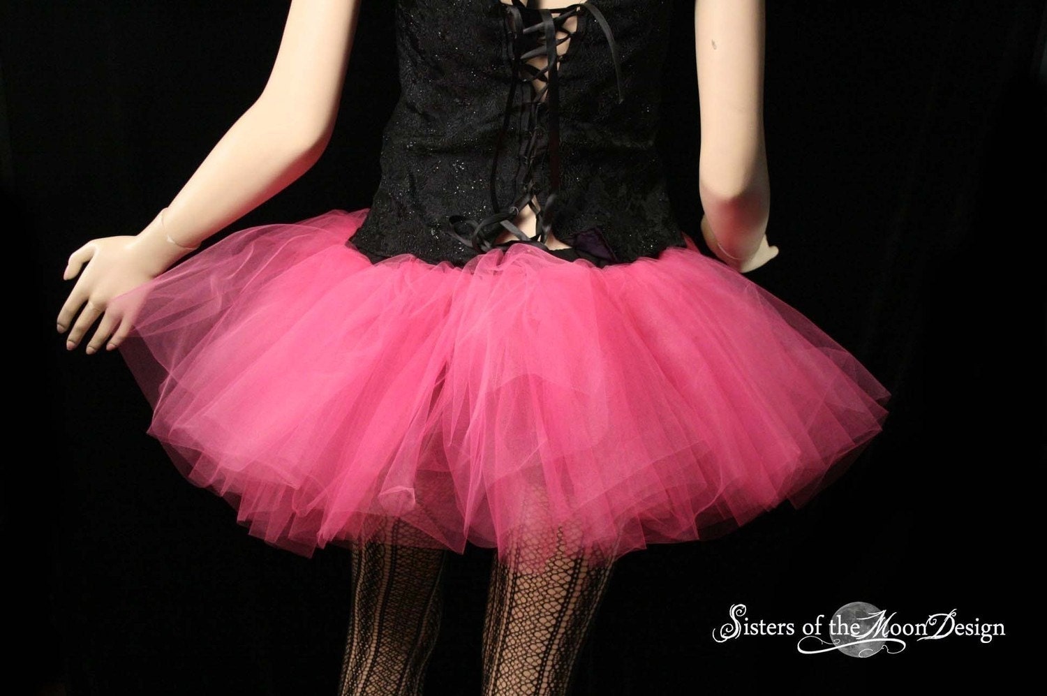 Hot Pink Passion Extra Poofy Tutu Skirt Adult Petticoat Dance