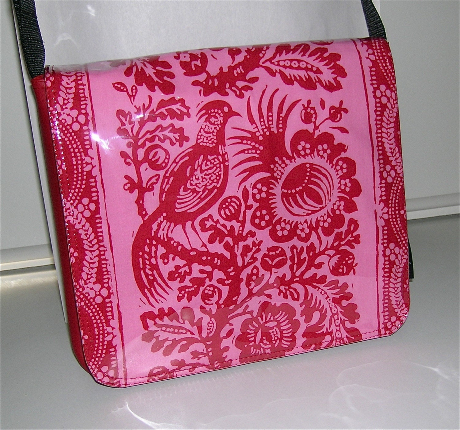 Pretty girl peacock satchel