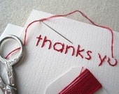 DIY Embroidery Card Kit - 5 Smile Inducing Cards FREE SHIPPING