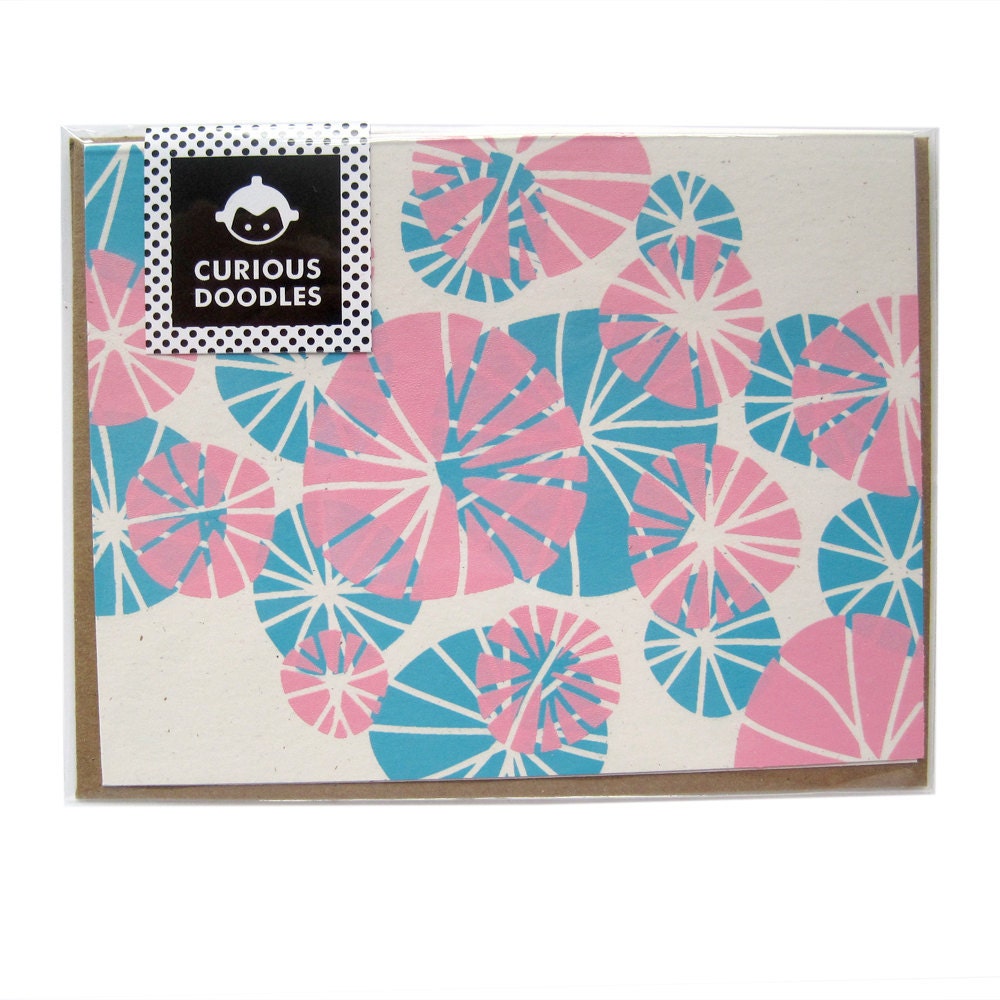 Screen Printed Eco Friendly Blank Card