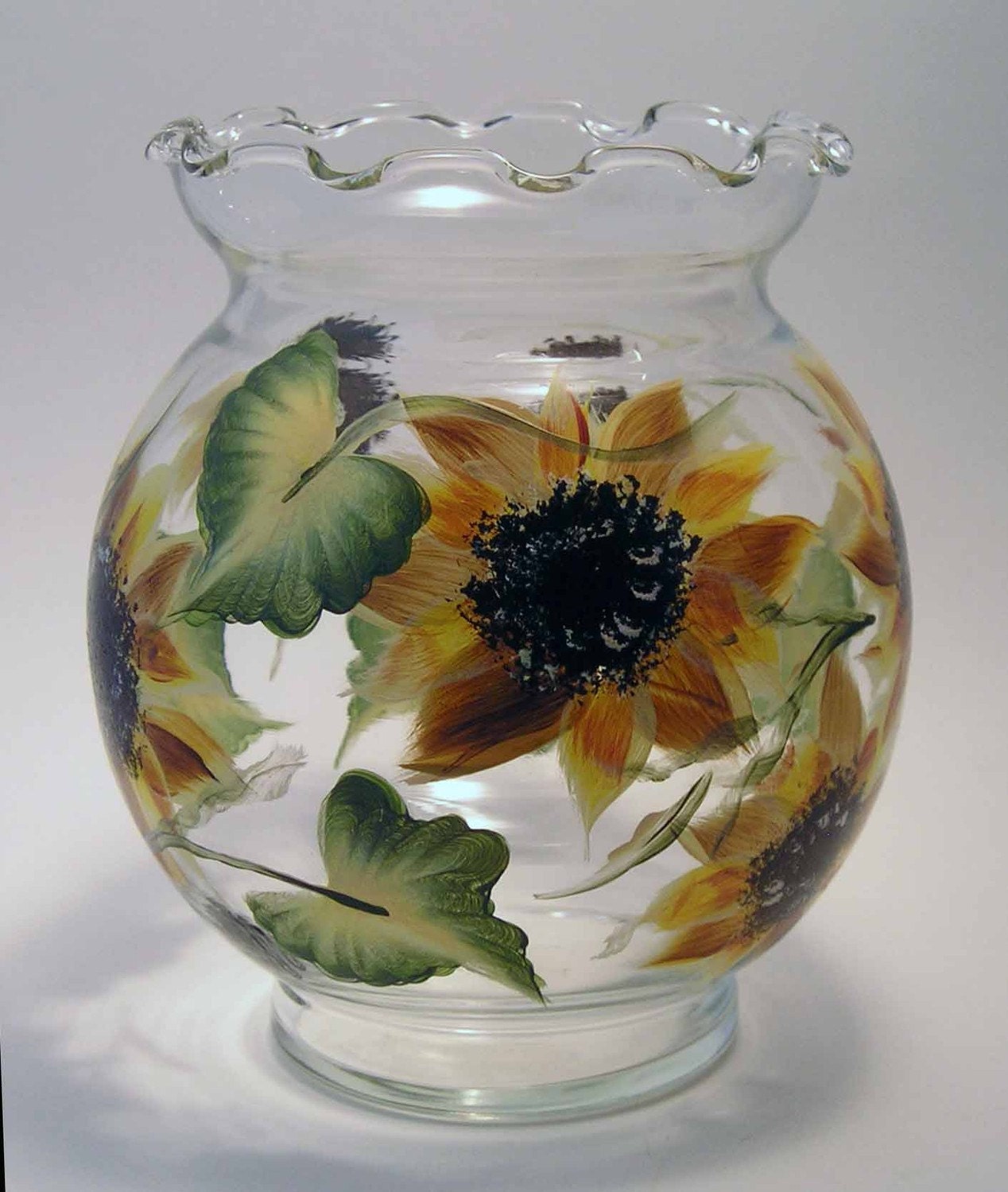 Sunflower Ivy Bowl